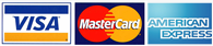 COMPackage accepts Visa & Mastercard